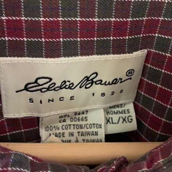 Eddie Bauer 100% cotton XL men’s button down shirt - Picture 3 of 7
